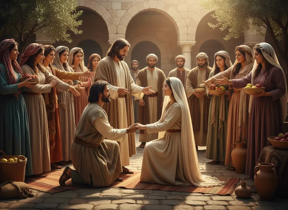 Jesus choosing a wife for a husband