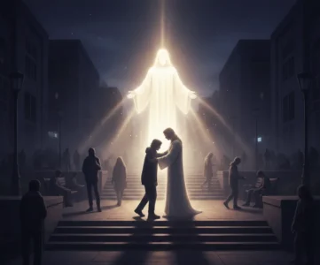 Vision and The Lord said "I came for my chosen"