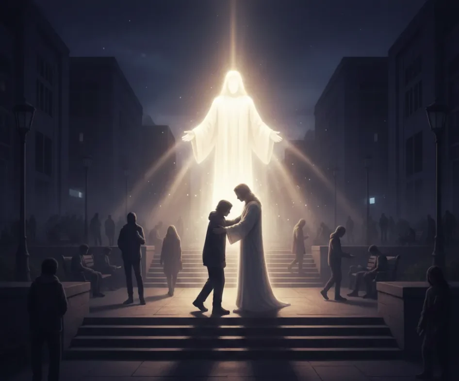 Vision and The Lord said "I came for my chosen"