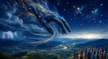 God shifting the atmosphere and stars vision