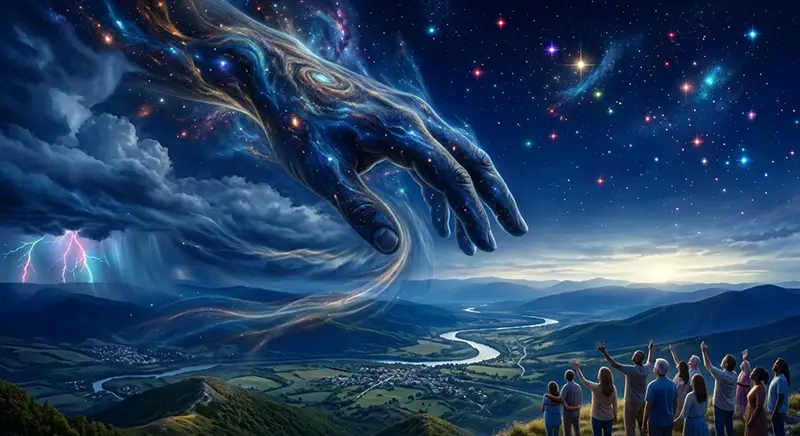 God shifting the atmosphere and stars vision